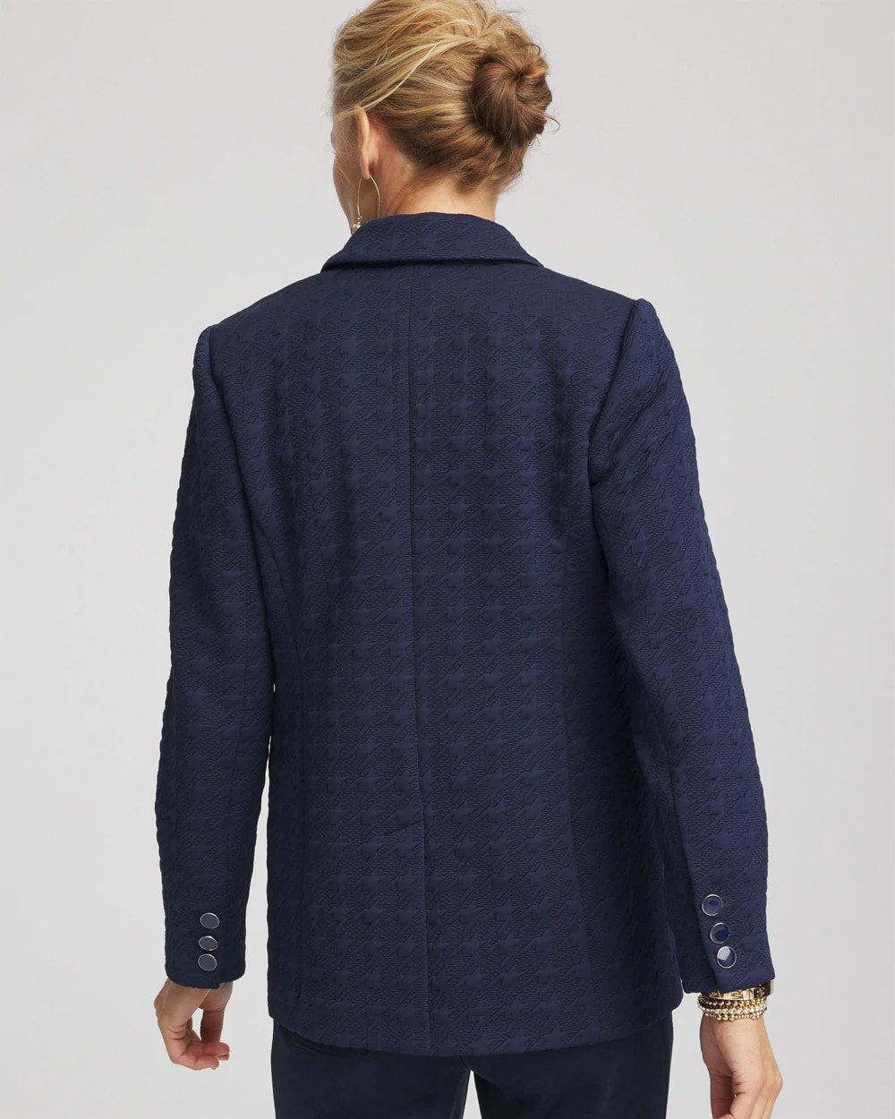 Chico's Essential | Textured Single-Breasted Knit Blazer