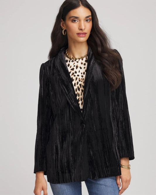 Chico's Best Price | Velvet Shawl Collar Blazer