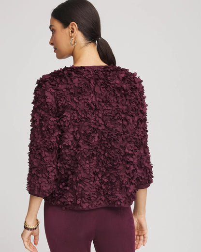 Chico's Quality | Travelers™ Collection Textured Rosette Jacket