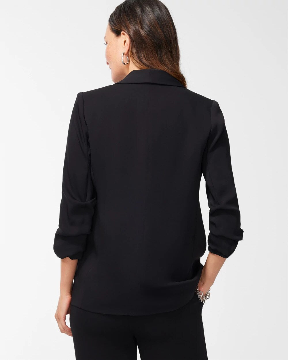 Chico's Sale | Ruched Sleeve Blazer
