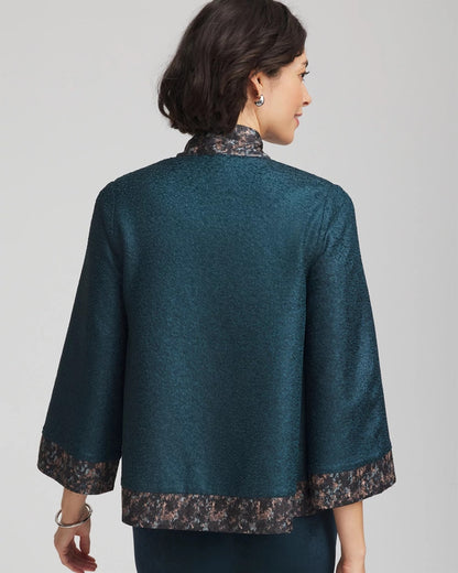 Chico's New | Travelers™ Collection Crystal Crushed Reversible Jacket