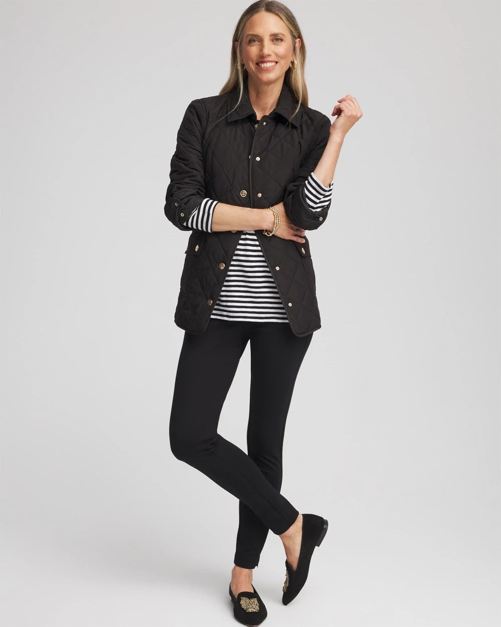 Chico's Sale | Quilted Barn Jacket