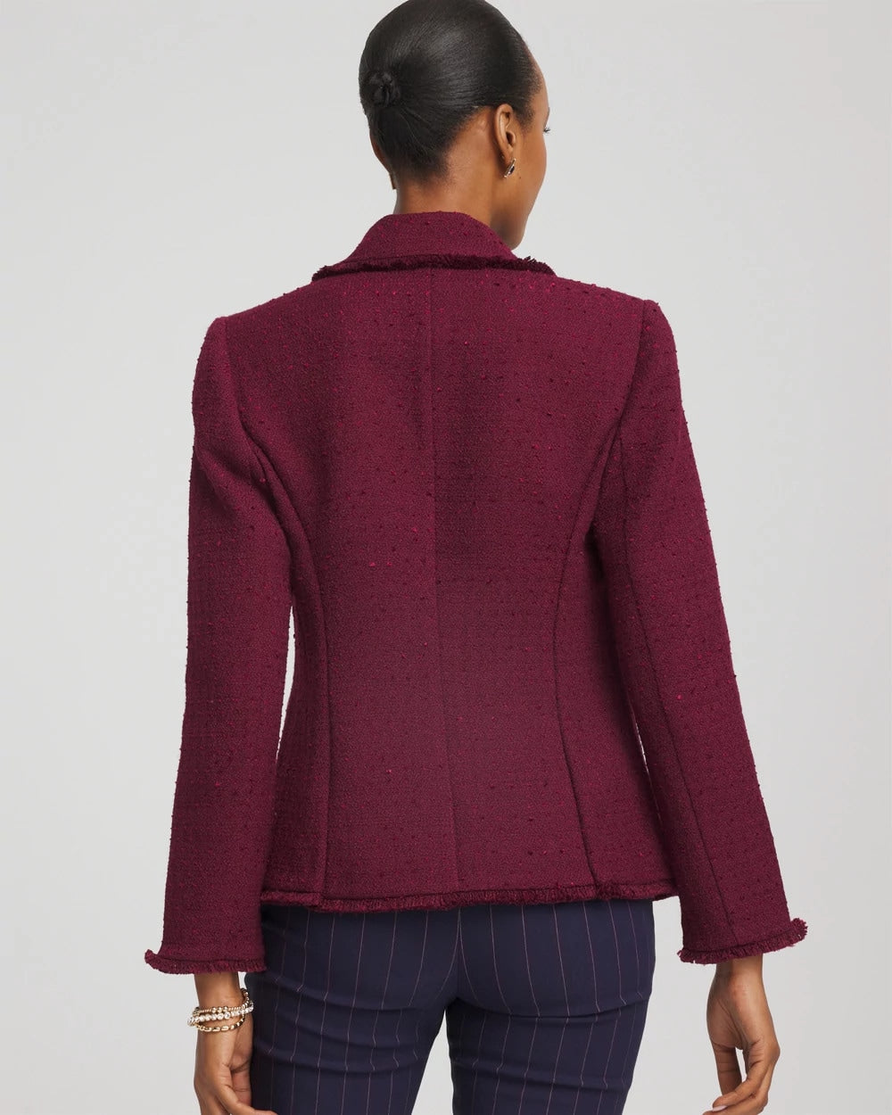 Chico's Smart Buy | Tweed Fringe Blazer