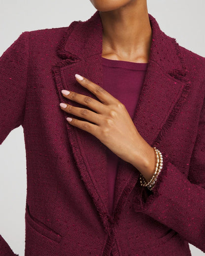 Chico's Smart Buy | Tweed Fringe Blazer