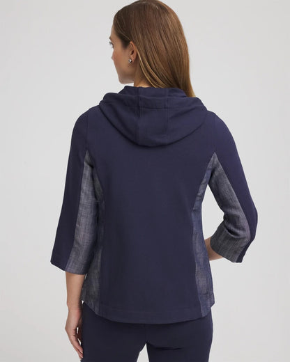 Chico's Discount | Zenergy® French Terry & Chambray Jacket