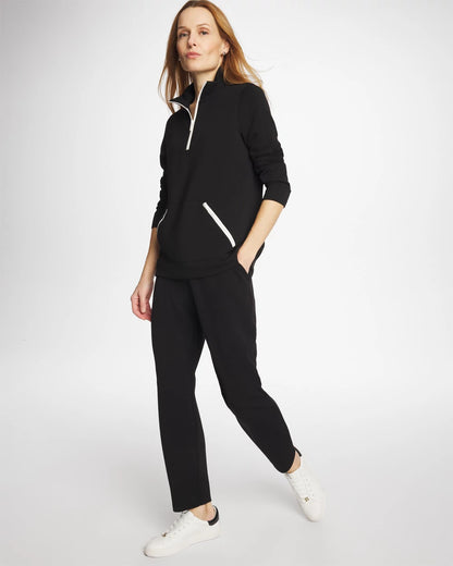 Chico's Sale | Zenergy® Soft Contrast Half Zip Pullover