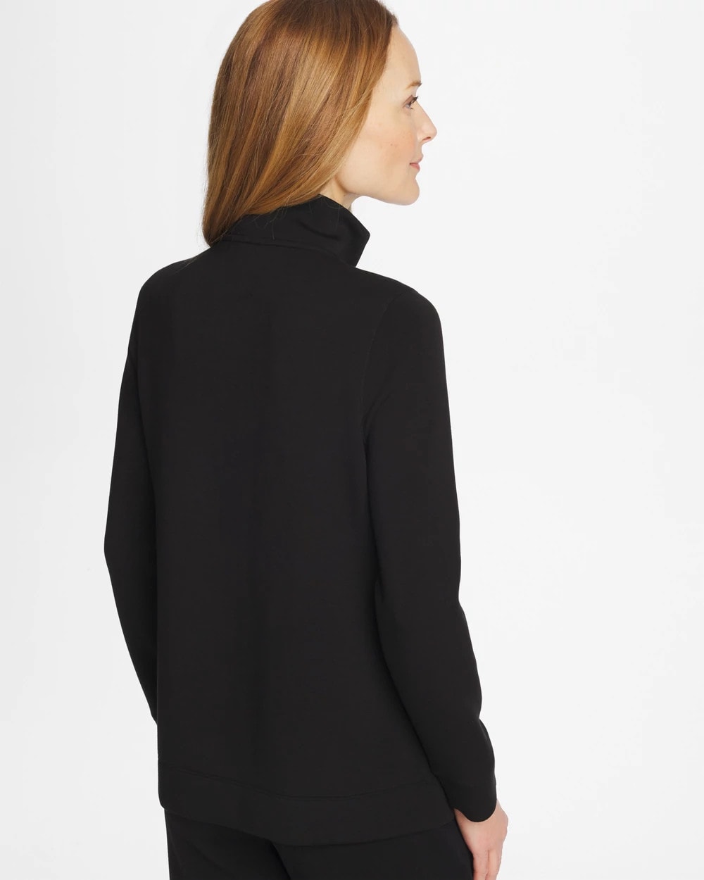 Chico's Sale | Zenergy® Soft Contrast Half Zip Pullover