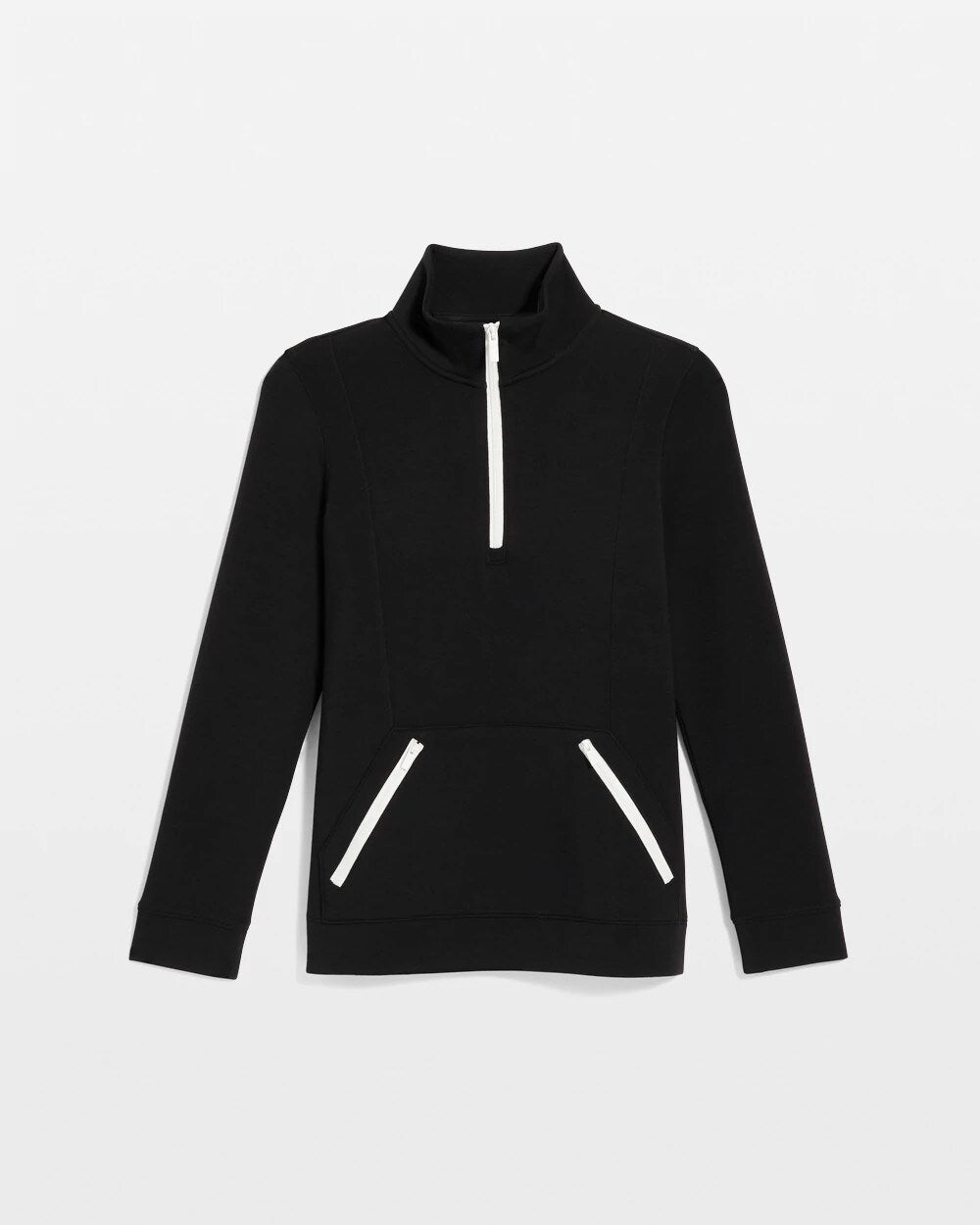 Chico's Sale | Zenergy® Soft Contrast Half Zip Pullover
