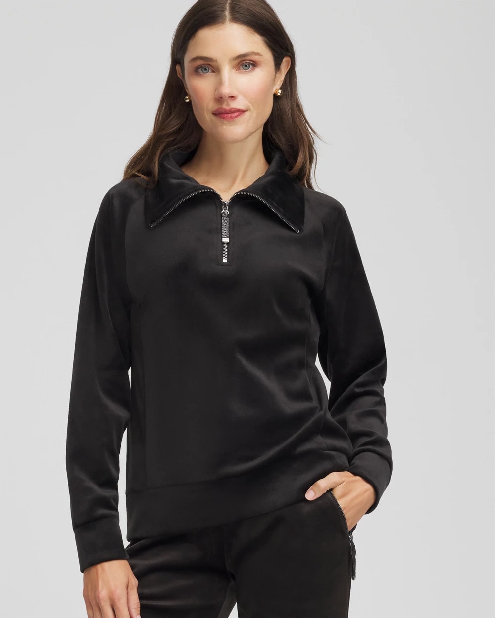 Chico's Everyday | Zenergy® Velour Pullover