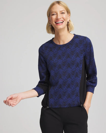 Chico's Popular | Zenergy® Jacquard Bungee Top