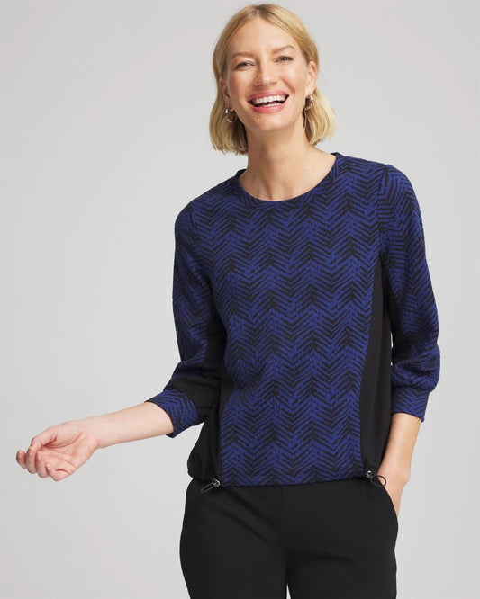 Chico's Popular | Zenergy® Jacquard Bungee Top