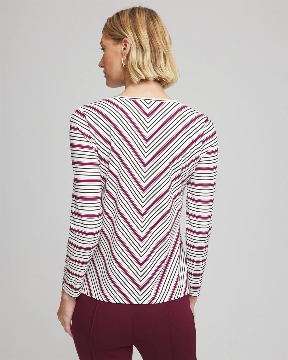 Chico's Best Price | Zenergy® Soft Brushed Striped Top