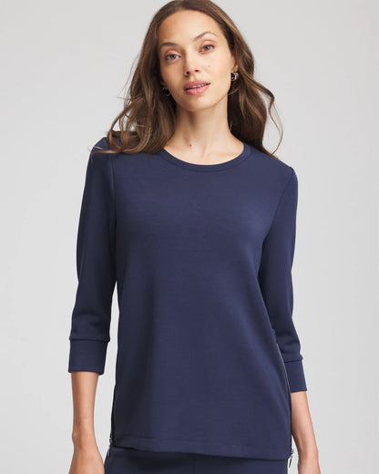 Chico's Discount | Zenergy® Satin-Trim Tunic