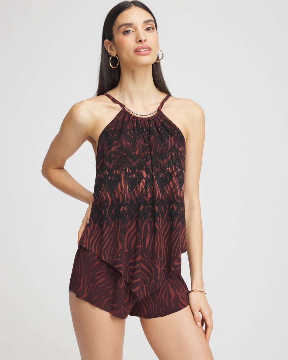Chico's Featured | Magicsuit® Goldie Zabra Romper