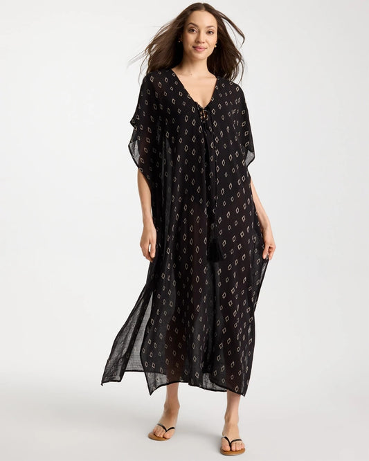 Chico's Deals | Printed Kaftan Swim Cover-Up