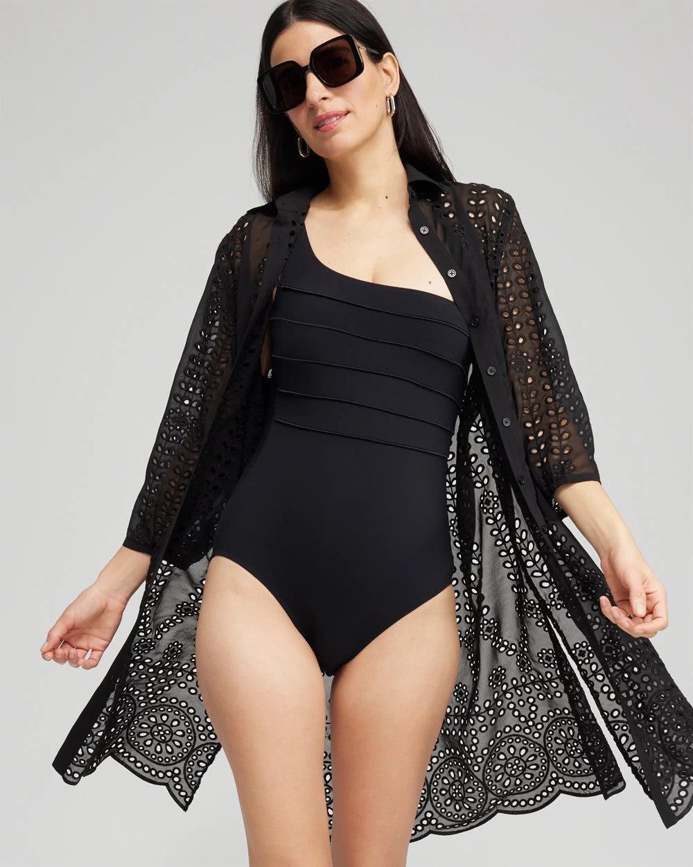 Chico's Special Offer | Shirt Dress Swim Coverup