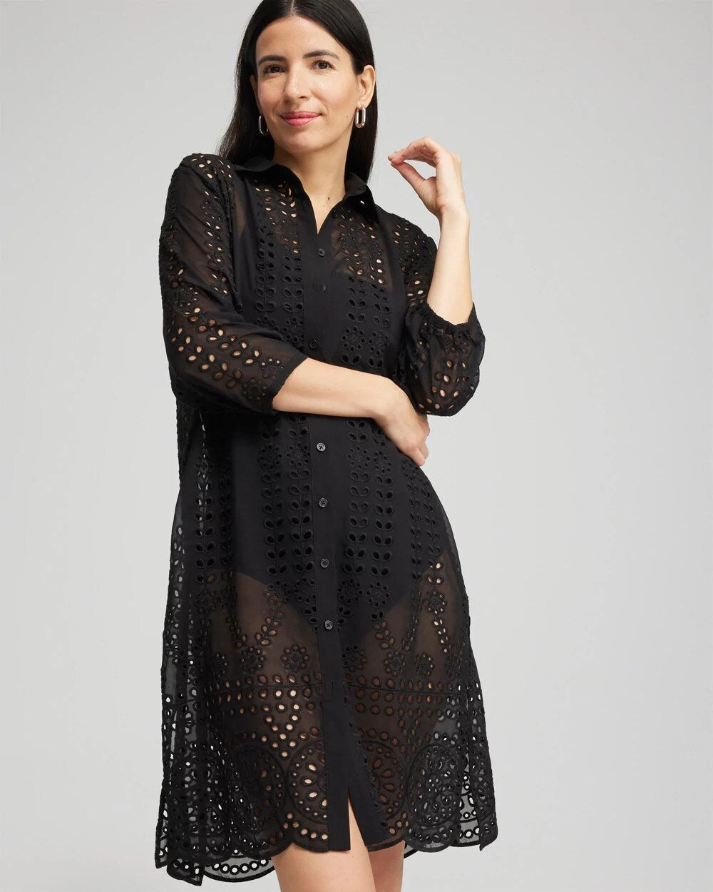 Chico's Special Offer | Shirt Dress Swim Coverup