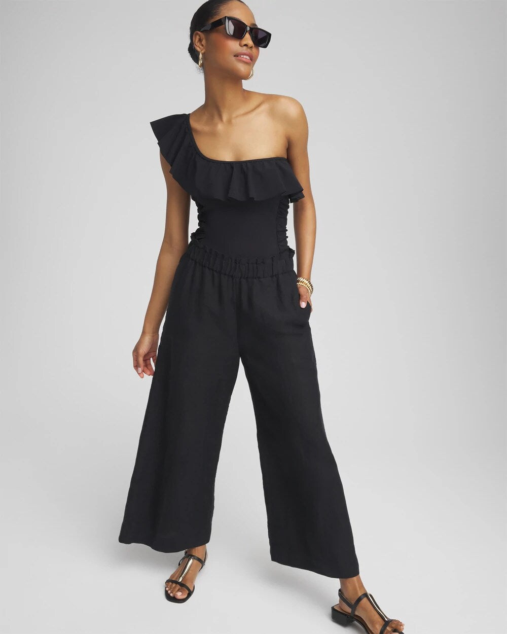 Chico's Recommended | Gottex One Shoulder One Piece Swimsuit