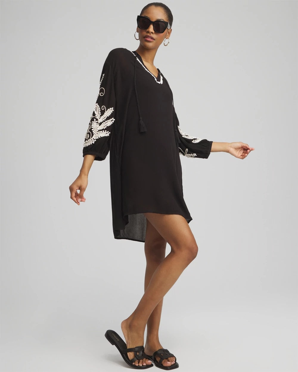 Chico's Quality | Embroidered Coverup Dress