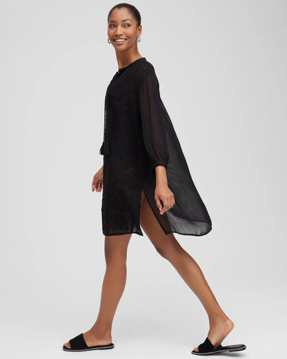 Chico's Deals | Embroidered Swim Dress Coverup