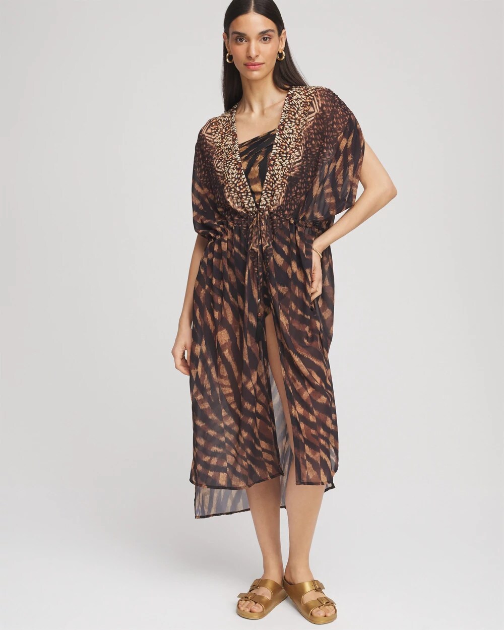 Chico's Exclusive | Miraclesuit® Raya De Safari Kimono Cover-Up