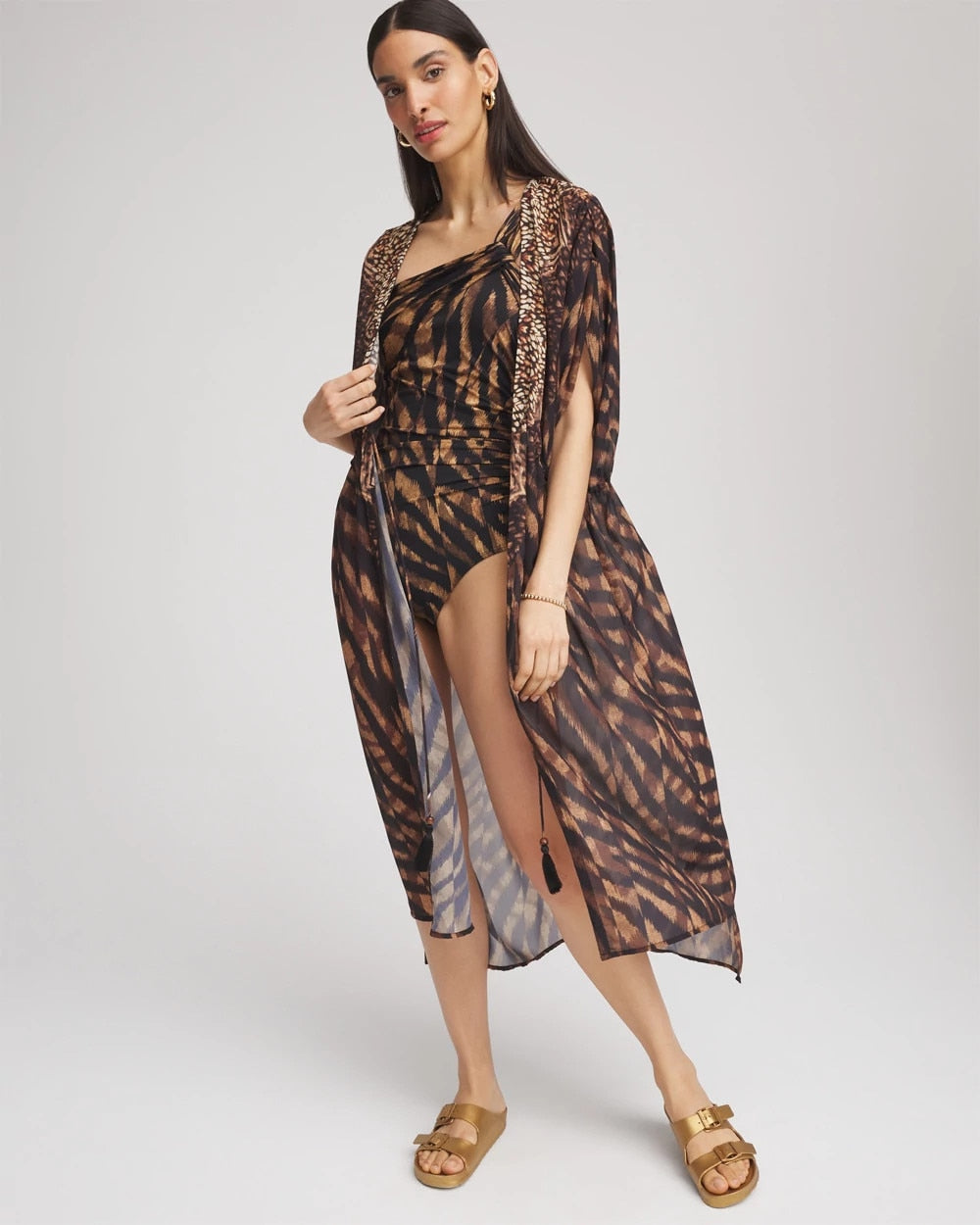 Chico's Exclusive | Miraclesuit® Raya De Safari Kimono Cover-Up