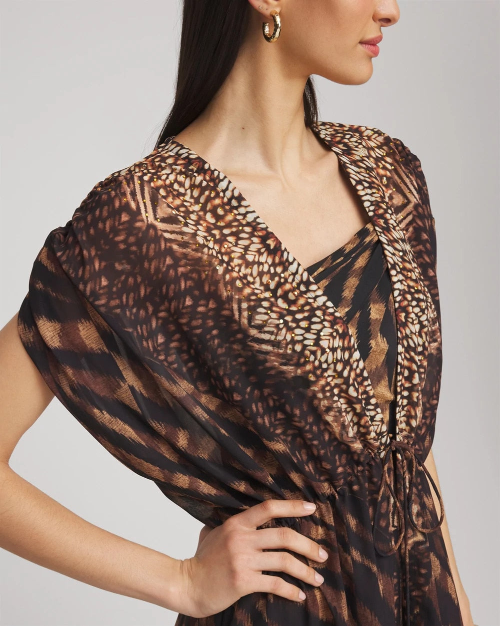 Chico's Exclusive | Miraclesuit® Raya De Safari Kimono Cover-Up