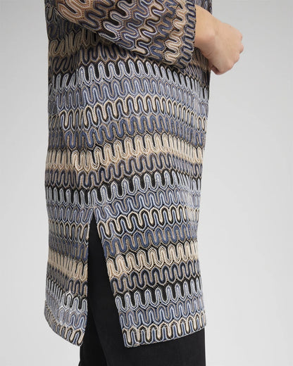 Chico's Customer Favorite | Travelers™ Knit Chevron Open-Front Cardigan