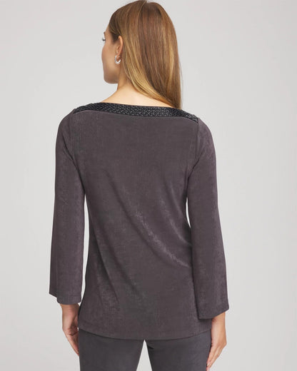 Chico's Premium | Travelers™ Koia Pearl Beaded Tunic