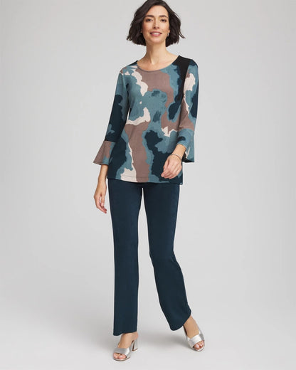 Chico's Great Value | Travelers™ Crystal Flounce Sleeve Tunic