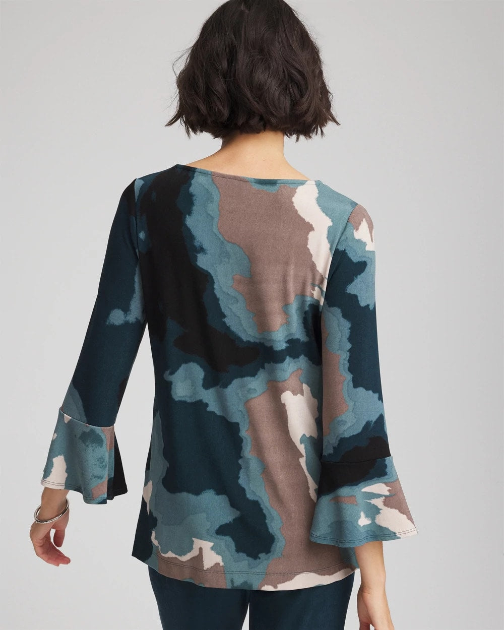 Chico's Great Value | Travelers™ Crystal Flounce Sleeve Tunic