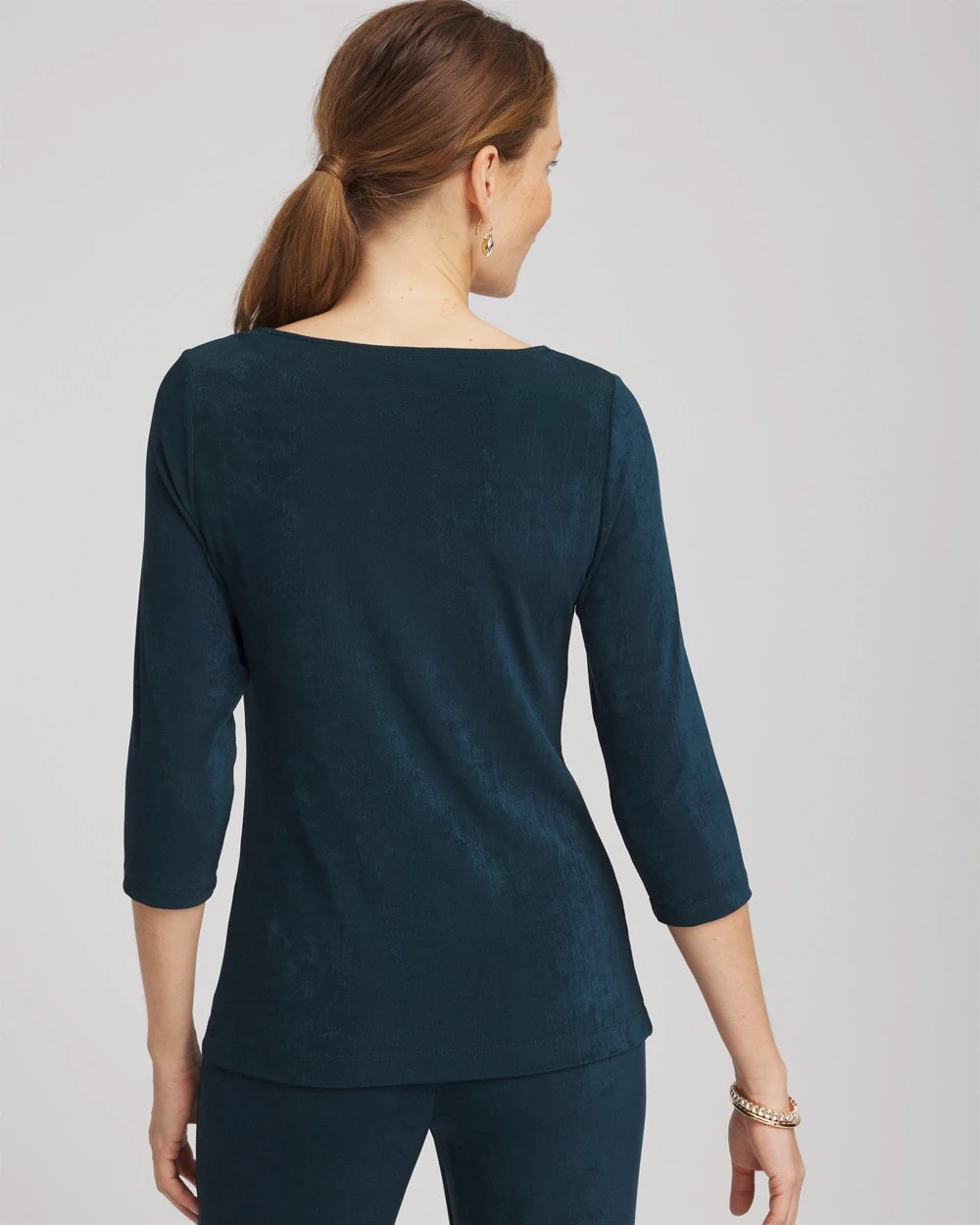 Chico's New | Travelers™ Asymmetrical 3/4 Sleeve Top