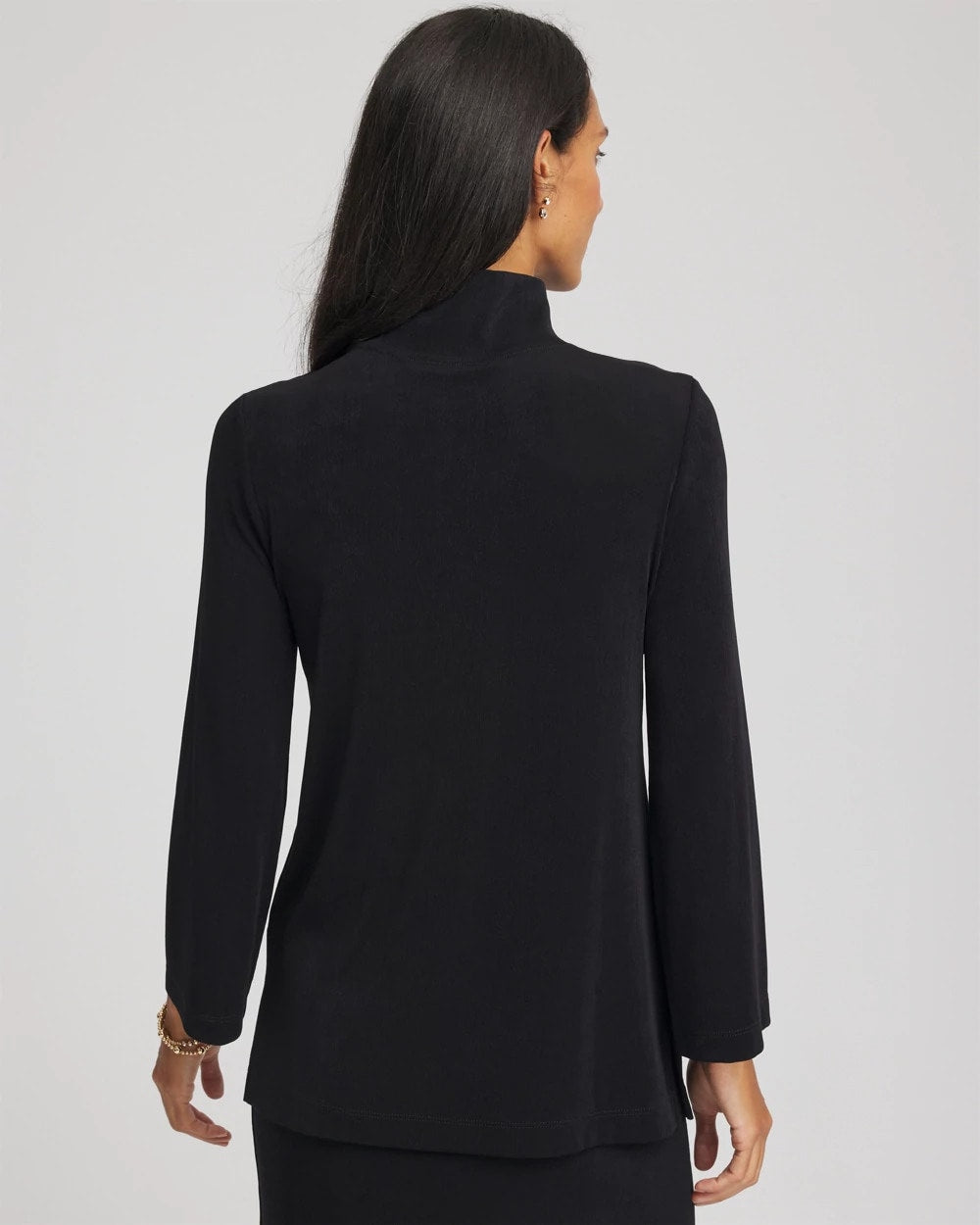 Chico's Deals | Travelers™ Button Mockneck Top