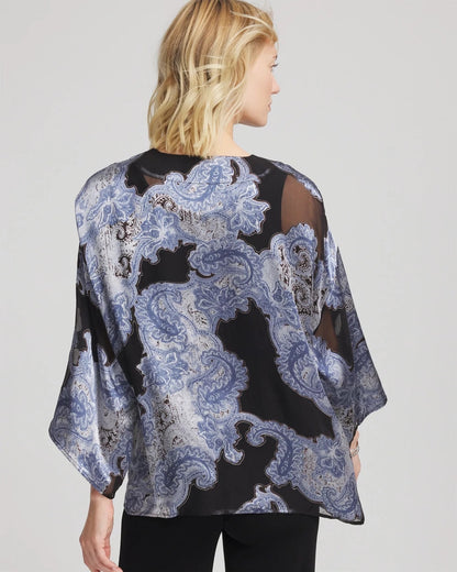 Chico's Featured | Travelers™ Collection Paisley Burnout Jacket