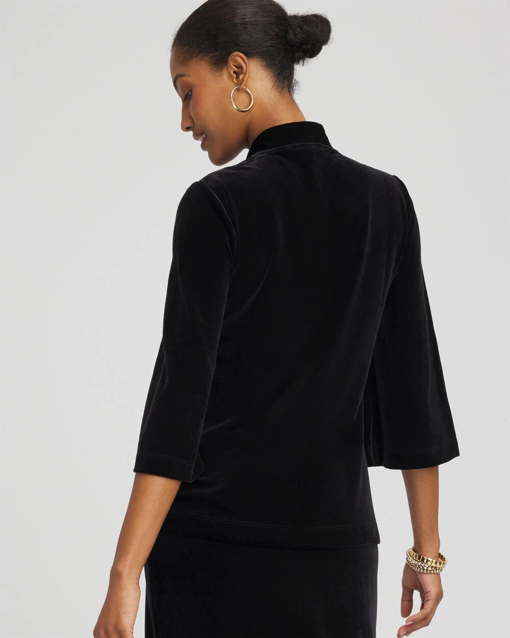 Chico's Value | Travelers™ Velvet V-Neck Kimono Sleeve Top