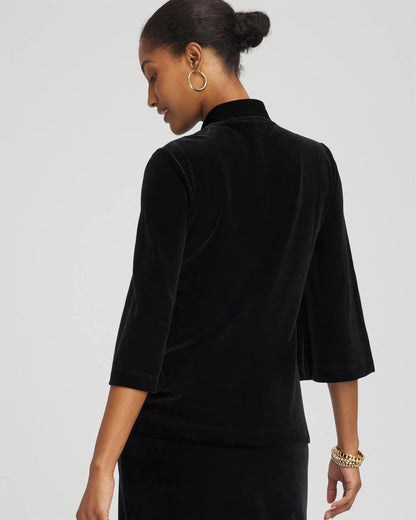 Chico's Value | Travelers™ Velvet V-Neck Kimono Sleeve Top