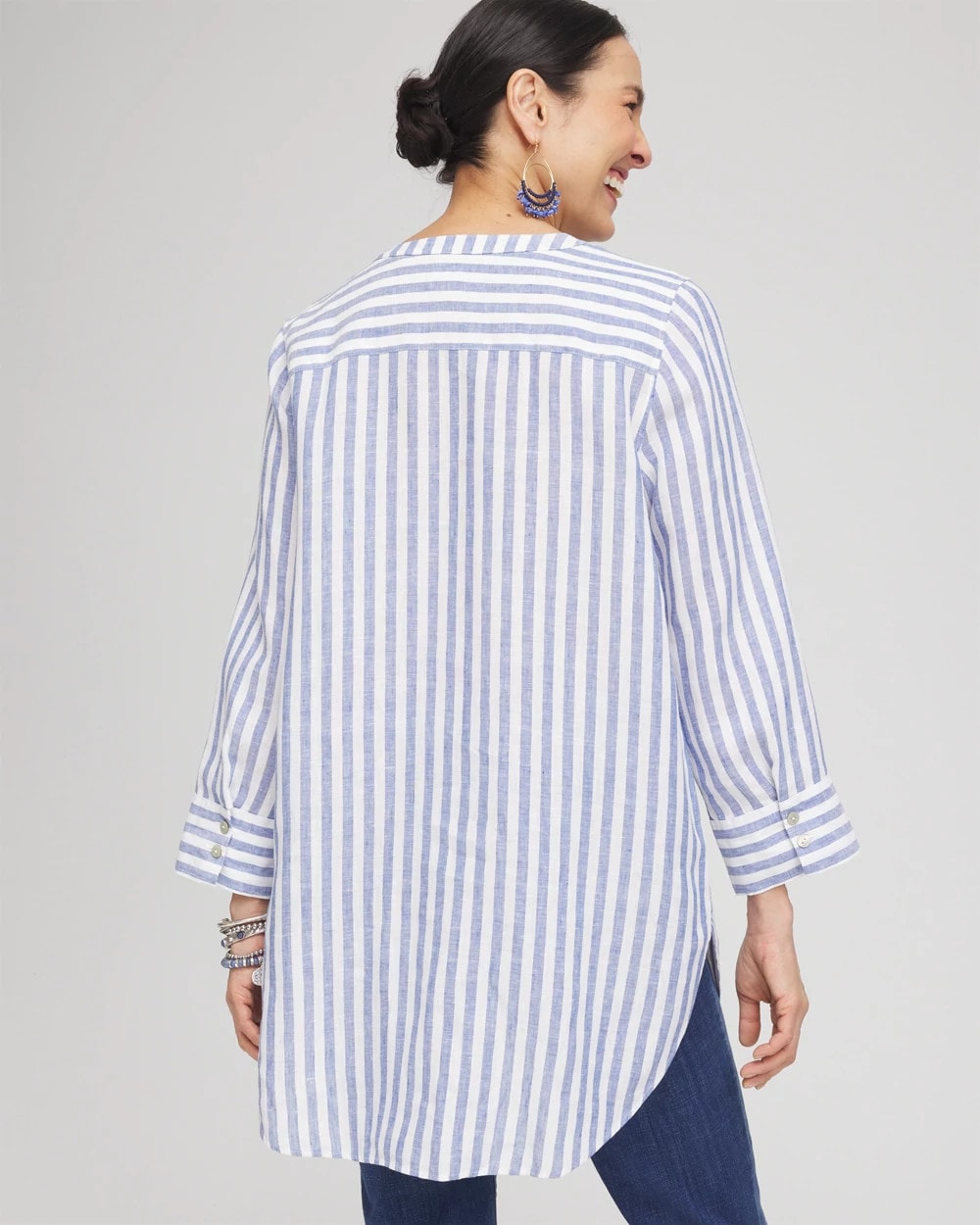 Chico's Hot Sale | No Iron™ Linen Tunic