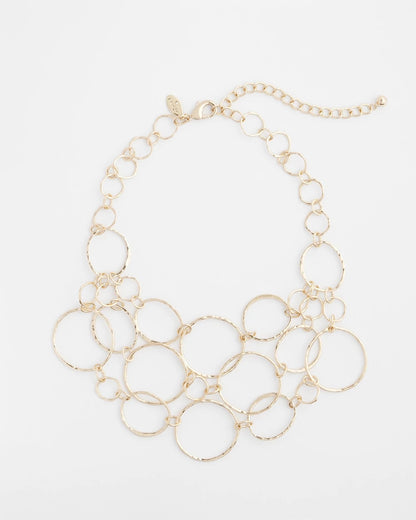 Chico's Trusted | Short Goldtone Multi-Strand Link Necklace