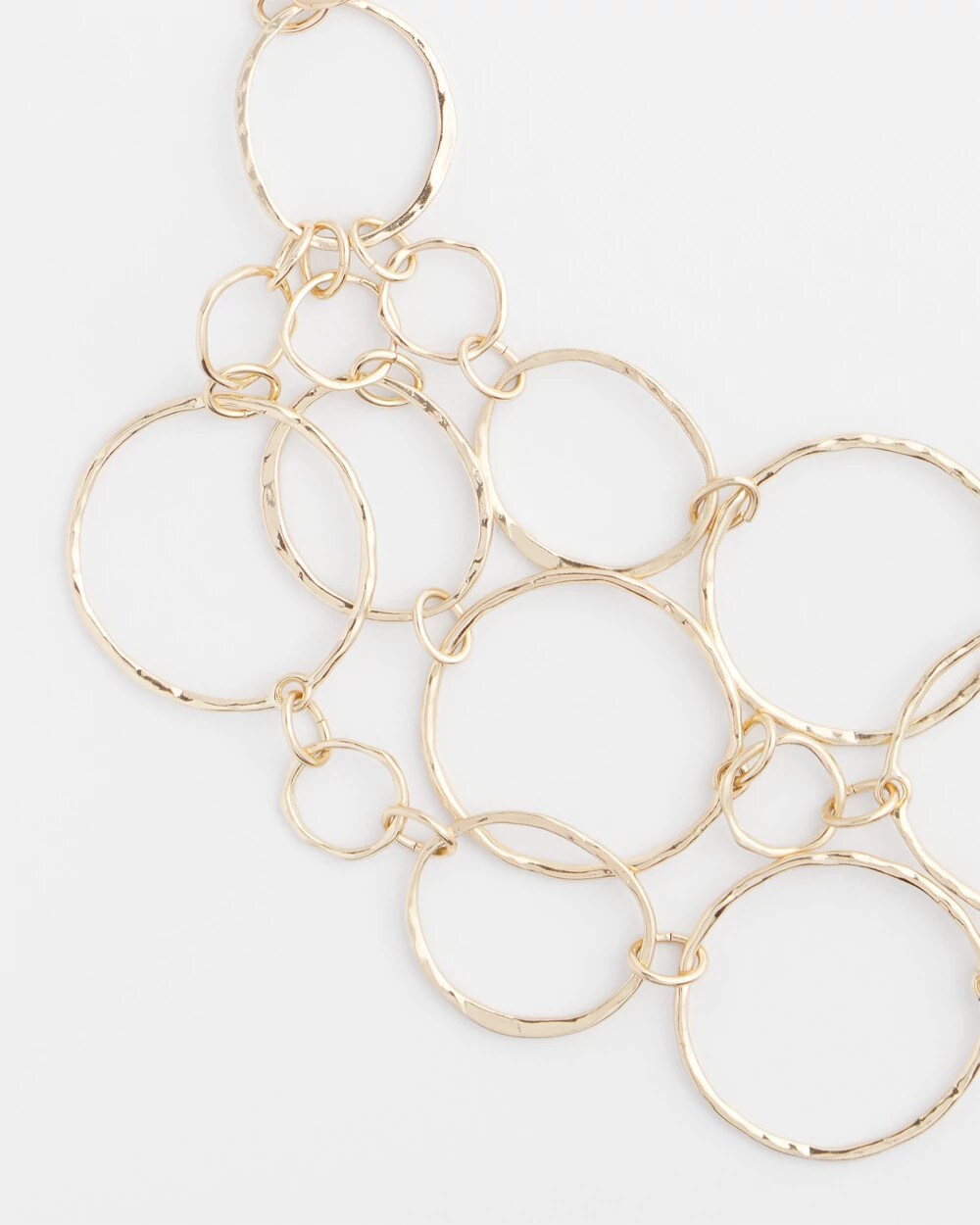 Chico's Trusted | Short Goldtone Multi-Strand Link Necklace