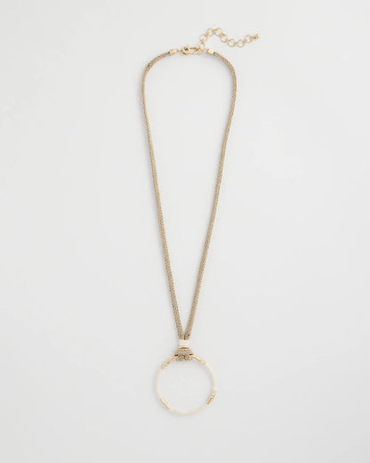 Chico's Smart Buy | Large Open Pendant Necklace