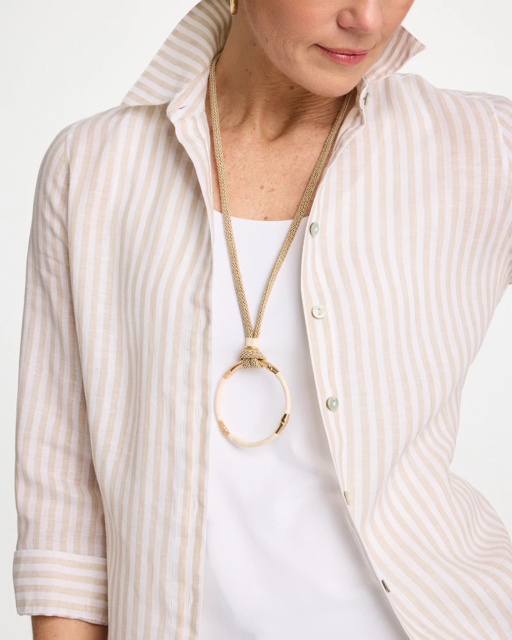 Chico's Smart Buy | Large Open Pendant Necklace