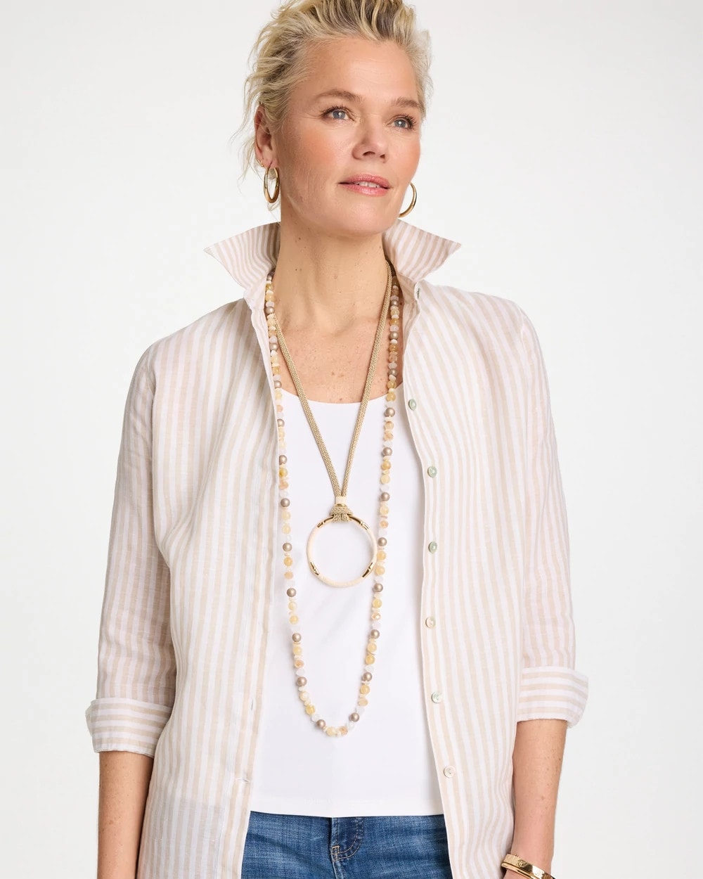 Chico's Smart Buy | Large Open Pendant Necklace