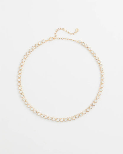 Chico's Classic | Goldtone Tennis Necklace