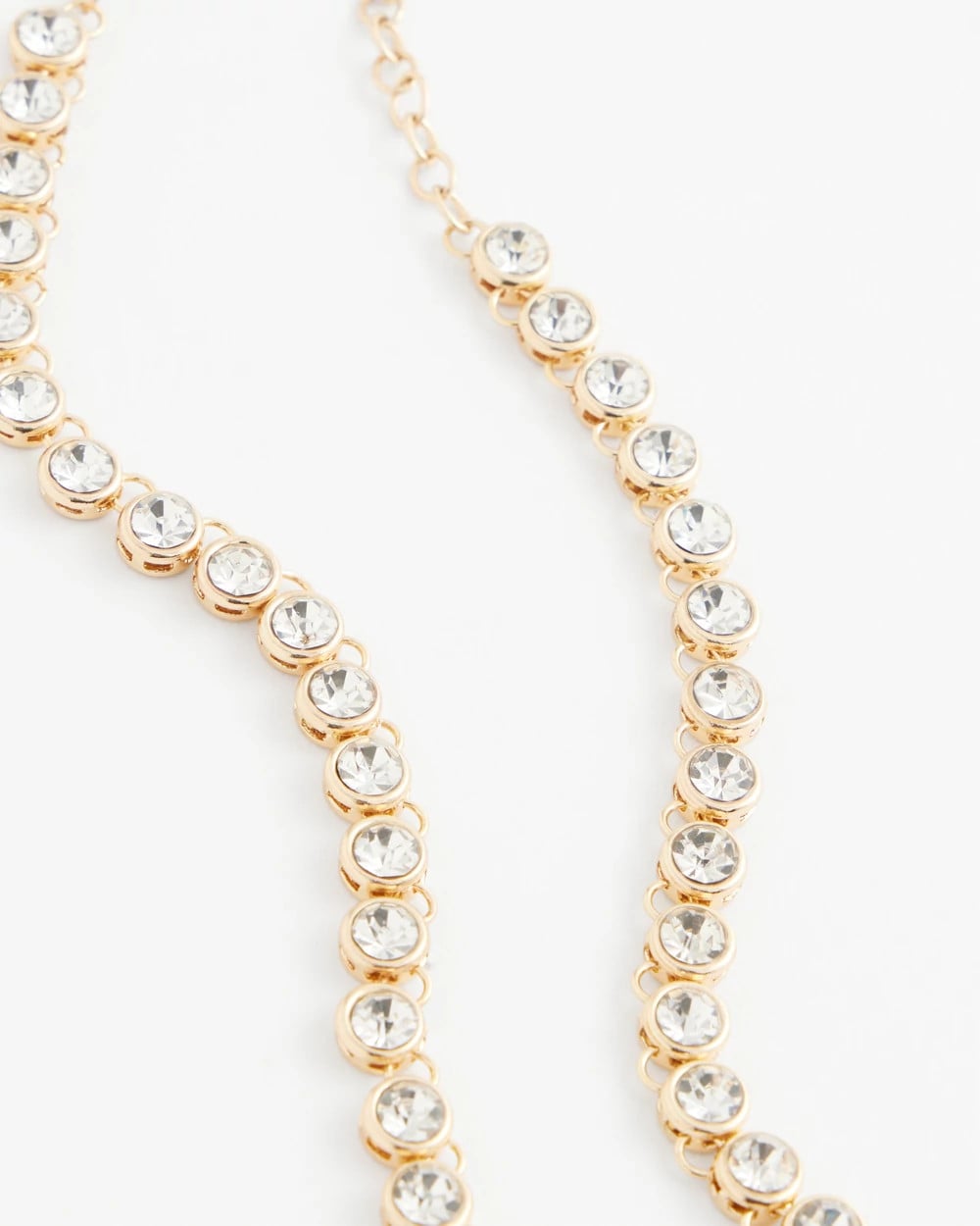 Chico's Classic | Goldtone Tennis Necklace