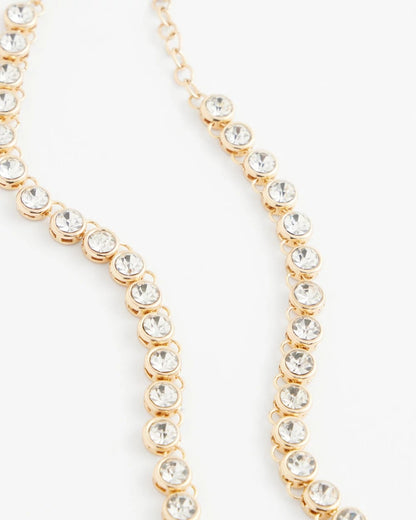 Chico's Classic | Goldtone Tennis Necklace