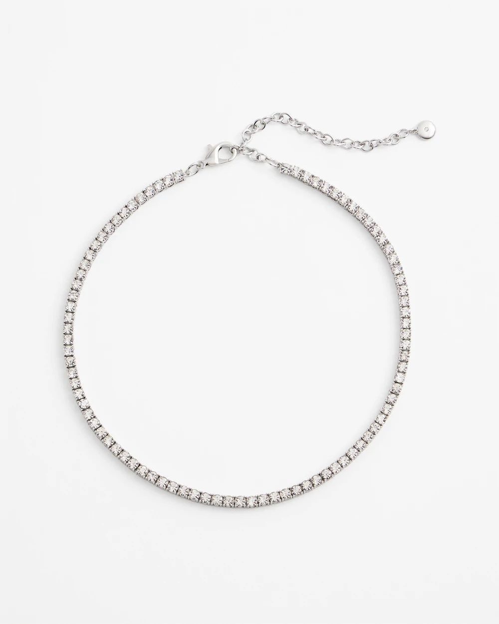 Chico's Best Price | Silver Tennis Necklace