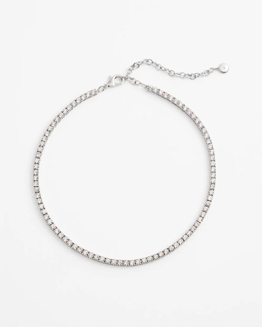 Chico's Best Price | Silver Tennis Necklace