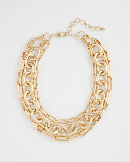 Chico's Customer Favorite | Convertible Three-Strand Chain Necklace