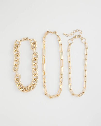 Chico's Customer Favorite | Convertible Three-Strand Chain Necklace