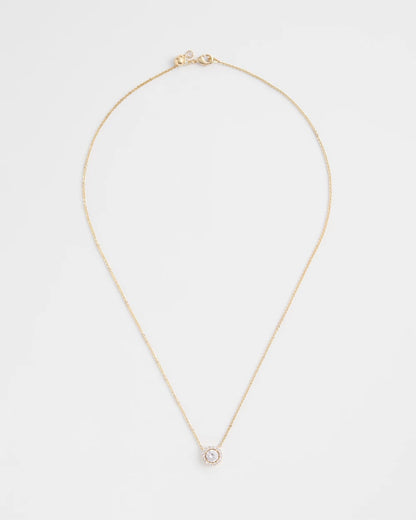 Chico's Hot Sale | Gold Tone Drop Stone Necklace